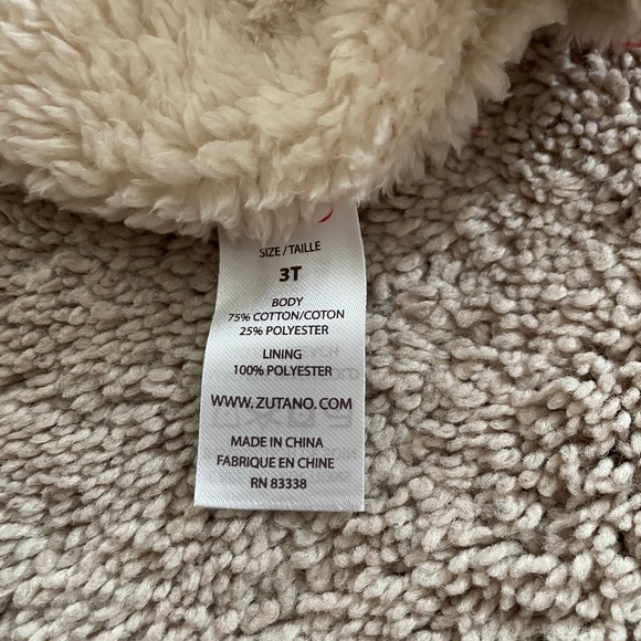 Zutanos 3T toddler bunny hat - Picture 2 of 2